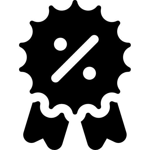 descuento Basic Rounded Filled icono