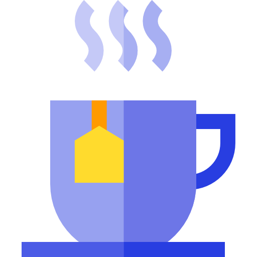 Горячий чай Basic Straight Flat иконка