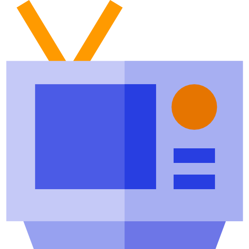 テレビ Basic Straight Flat icon