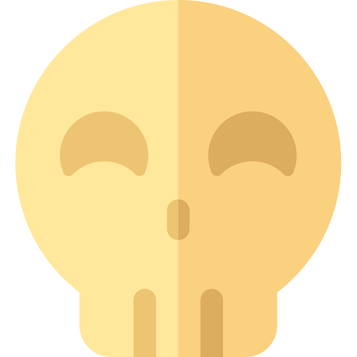 頭蓋骨 Basic Rounded Flat icon