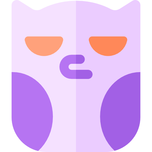 Owl Basic Rounded Flat icon