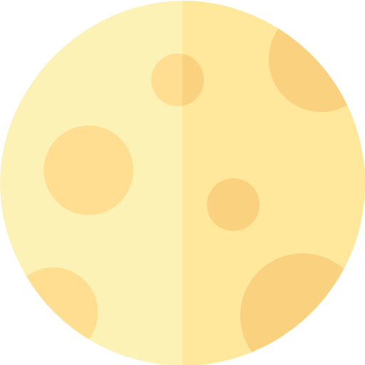 月 Basic Rounded Flat icon