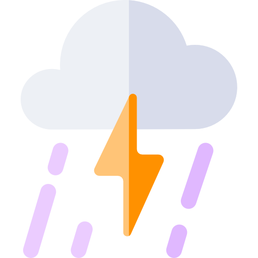Thunder Basic Rounded Flat icon