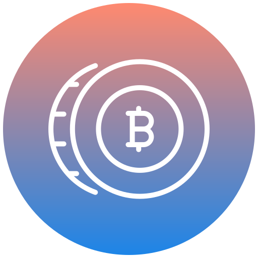 bitcoin Generic gradient fill icono