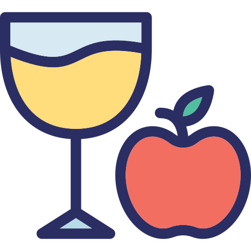 sok jabłkowy Generic color lineal-color ikona