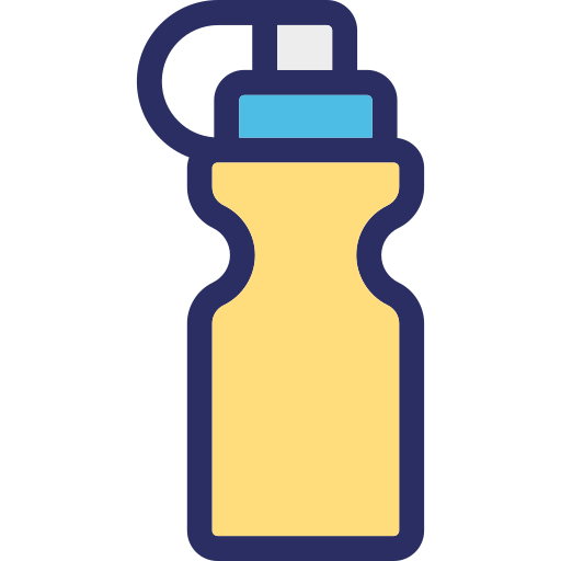Бутылка для напитков Generic color lineal-color иконка