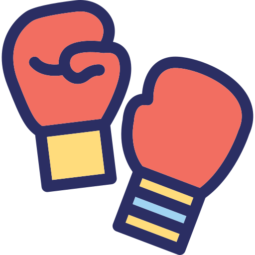 Punch glove Generic color lineal-color icon