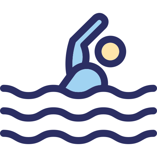 水泳選手 Generic color lineal-color icon