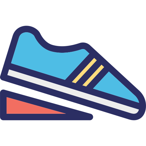 zapatos de gimnasia Generic color lineal-color icono