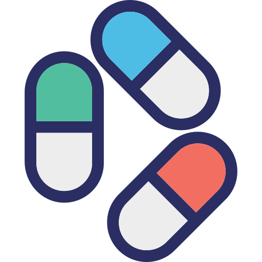 Capsules Generic color lineal-color icon