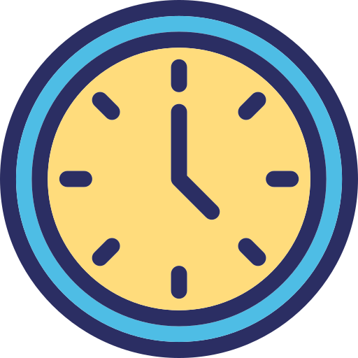Time clock Generic color lineal-color icon