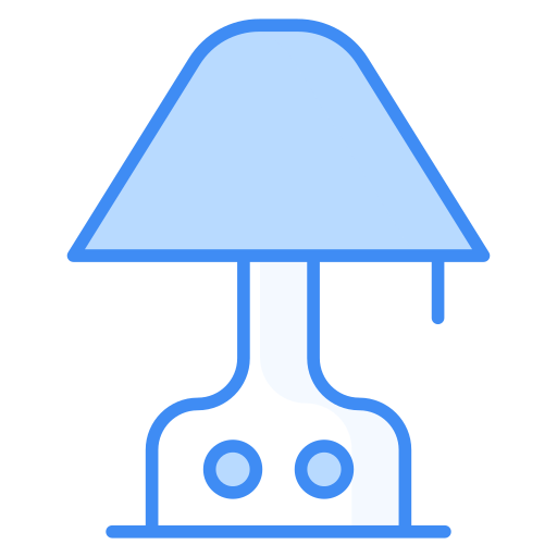 테이블 램프 Generic color lineal-color icon