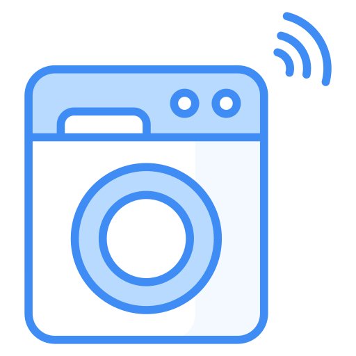 스마트 세탁기 Generic color lineal-color icon