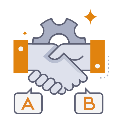 Teamwork Generic gradient lineal-color icon