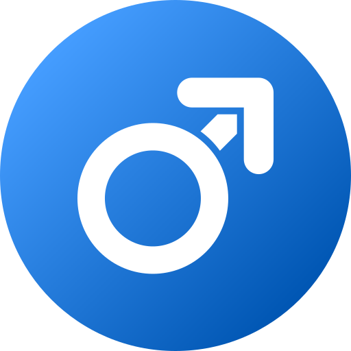 Male sign Generic gradient fill icon