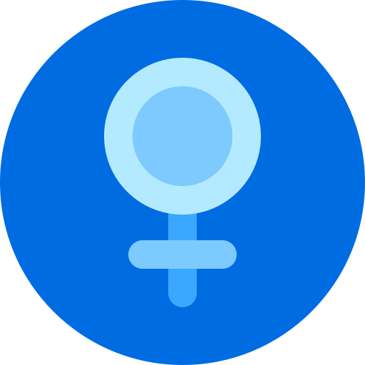 女性のサイン Generic color fill icon