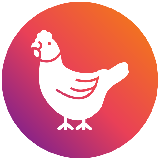 Chicken Generic gradient fill icon