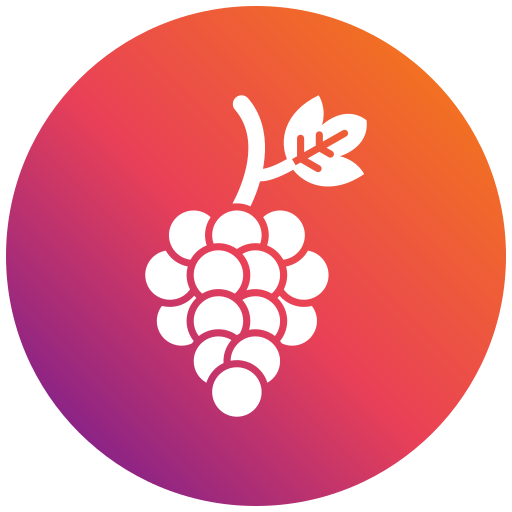 Grape Generic gradient fill icon