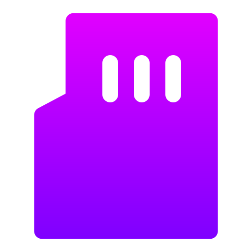 simkaart Generic gradient fill icoon