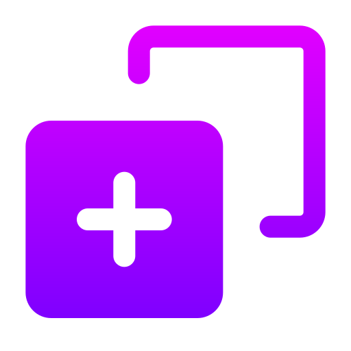 hinzufügen Generic gradient fill icon