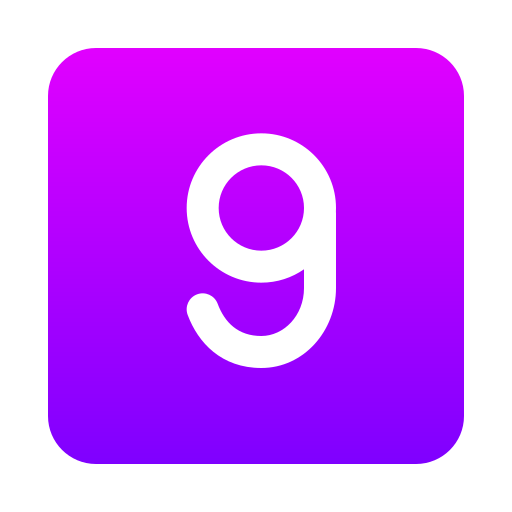 numero Generic gradient fill icona