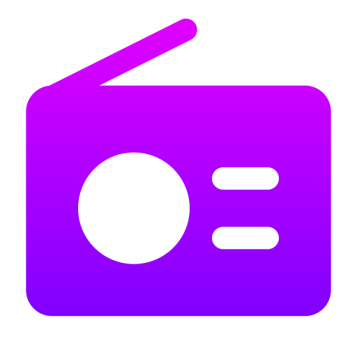 Radio Generic gradient fill icon