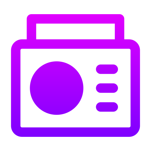 radio Generic gradient fill icono