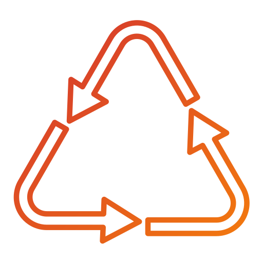 Recycling Generic gradient outline icon