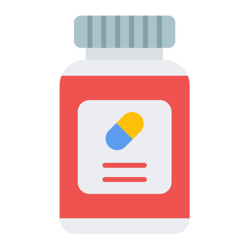 Pills bottle Generic color fill icon