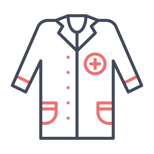 Doctor coat Generic color outline icon
