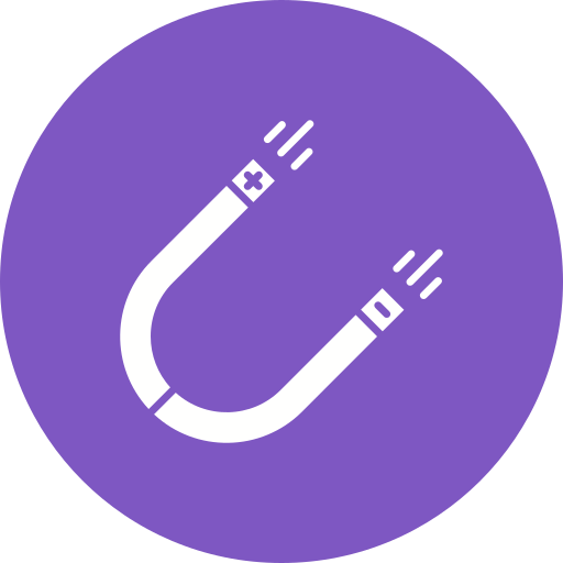 magnet Generic color fill icon