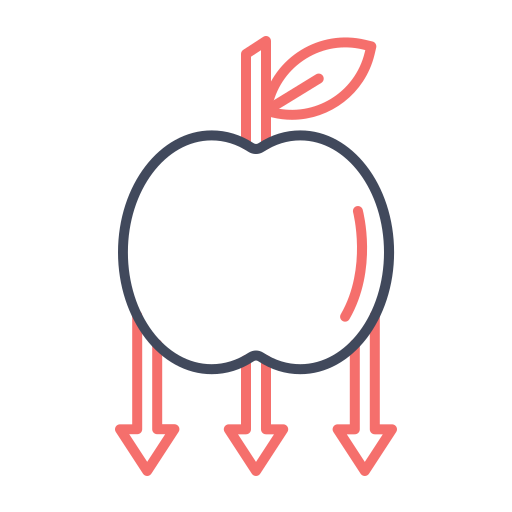 pomme Generic color outline Icône