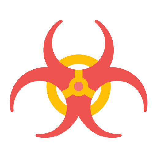 zagrożenie biologiczne Generic color fill ikona