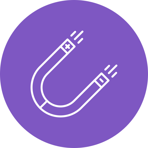 Magnet Generic color fill icon