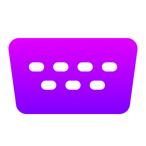 Keyboard Generic gradient fill icon