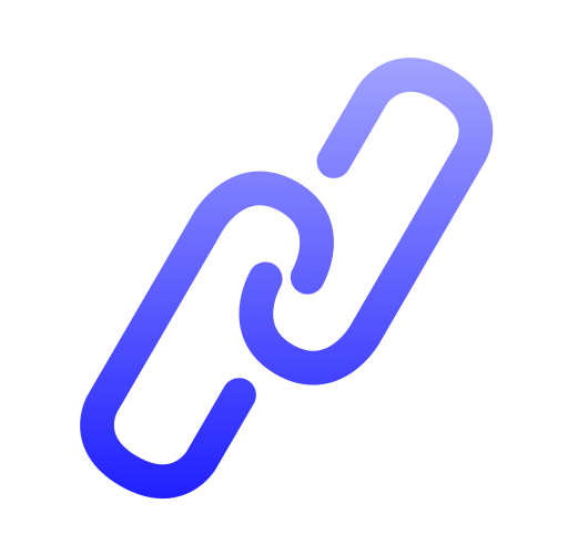 Link Generic gradient outline icon