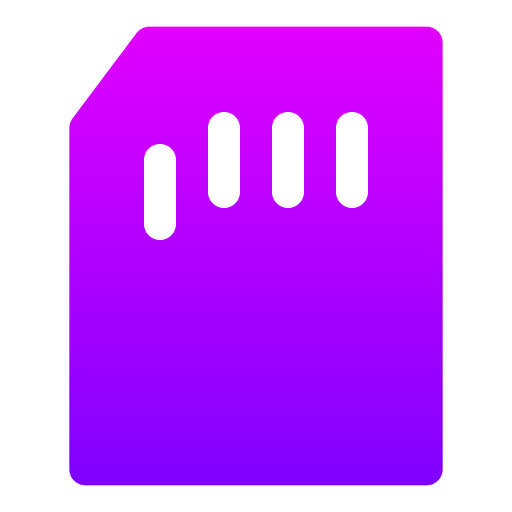 sd-karte Generic gradient fill icon