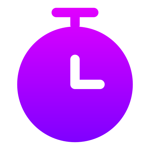 chronomètre Generic gradient fill Icône