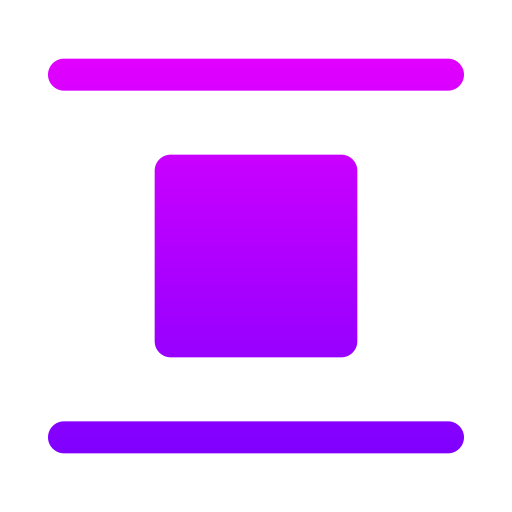 allineamento al centro Generic gradient fill icona