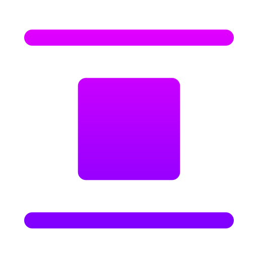 中心揃え Generic gradient fill icon