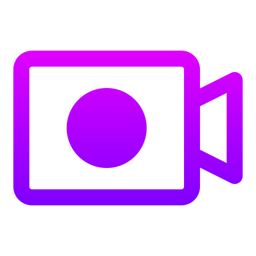 Video Generic gradient fill icon