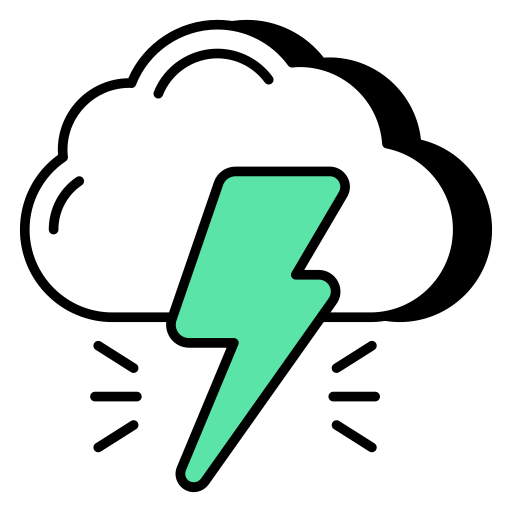 tormenta Generic color lineal-color icono