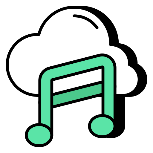 Online music Generic color lineal-color icon