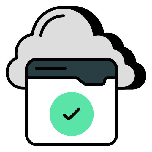 Cloud hosting Generic color lineal-color icon