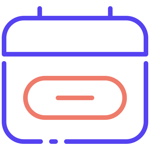 달력 Generic color outline icon