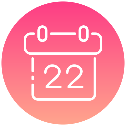 Calendar Generic gradient fill icon