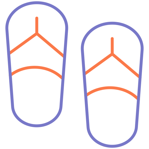 chanclas Generic color outline icono