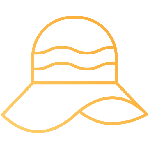 cappello da sole Generic gradient outline icona