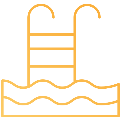 zwembad Generic gradient outline icoon