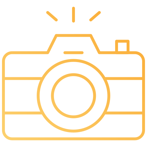 cámara Generic gradient outline icono